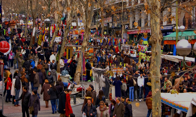 du lịch Madrid - El Rastro