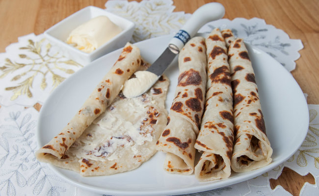 du lịch Oslo - Lefse