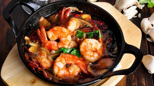 du lịch Tây Ban Nha - Gambas al ajillo