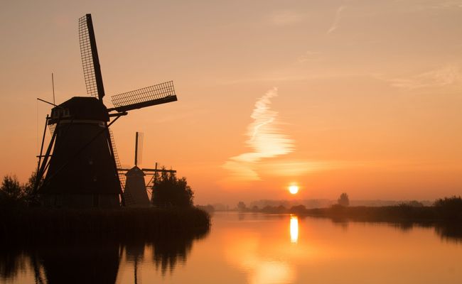 đất nước hà lan - làng kinderdijk