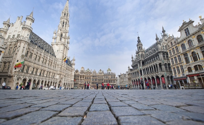 thành phố bruxelles bỉ - grote markt