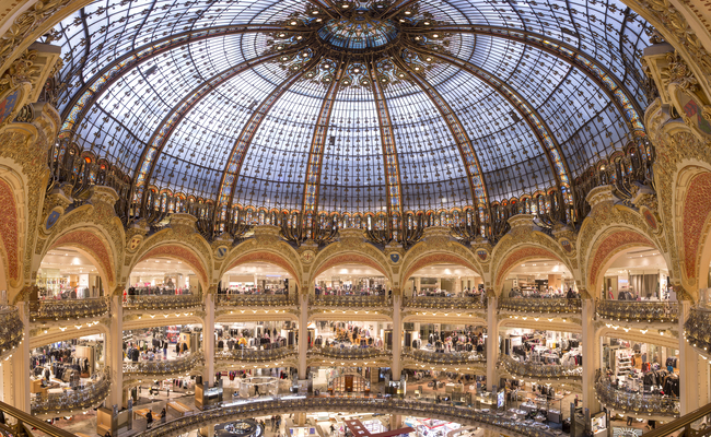 kinh nghiệm mua sắm ở paris - galeries lafayette