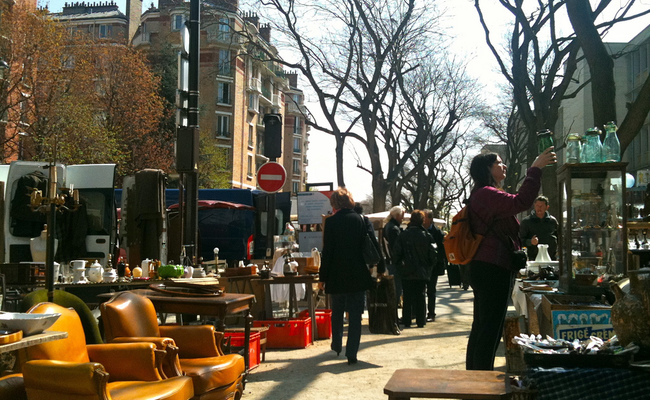 khu chợ second hand porte de vanves