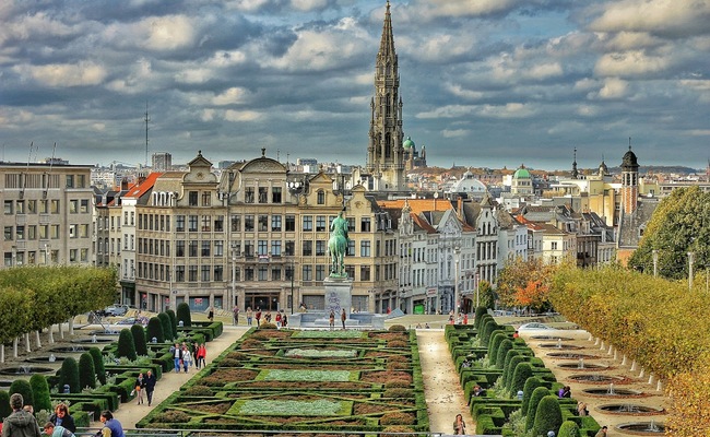 thành phố brussels - mont des arts