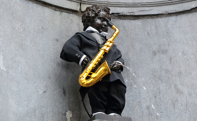 thành phố bruxelles bỉ - manneken pis