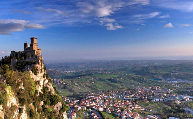 bản đồ châu âu 2018 - san marino