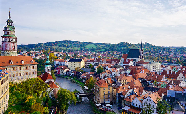 bản đồ châu âu - cesky krumlov