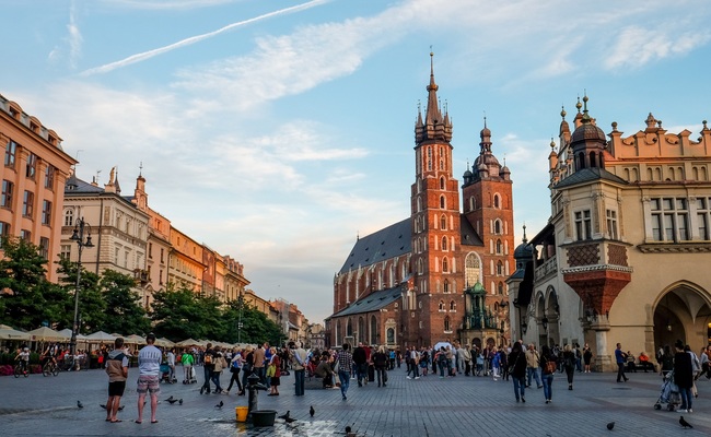 bản đồ châu âu - krakow