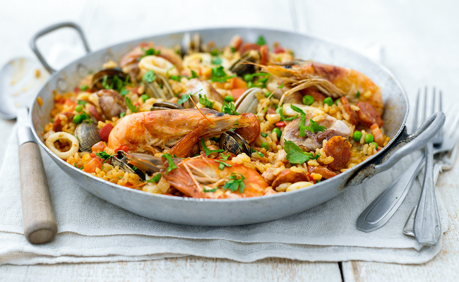 các nước châu âu - paella