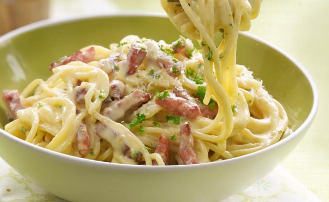 các nước châu âu - pasta carbonara