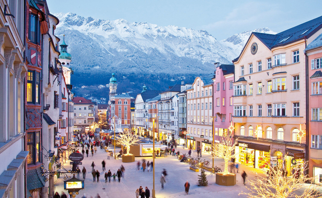 du lịch innsbruck - phố cổ