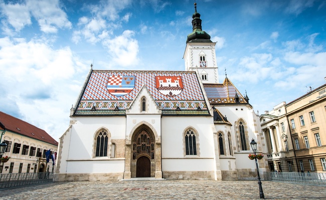 du lịch zagreb - nhà thờ st. mark