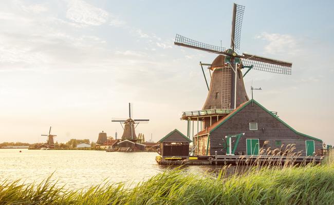 làng zaanse schans - mùa hè