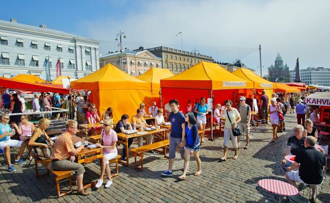 du lịch helsinki - market square