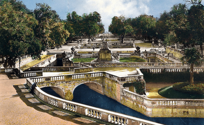 du lịch nimes - vườn fontaine