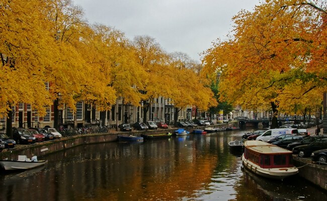 mùa thu ở châu âu - amsterdam