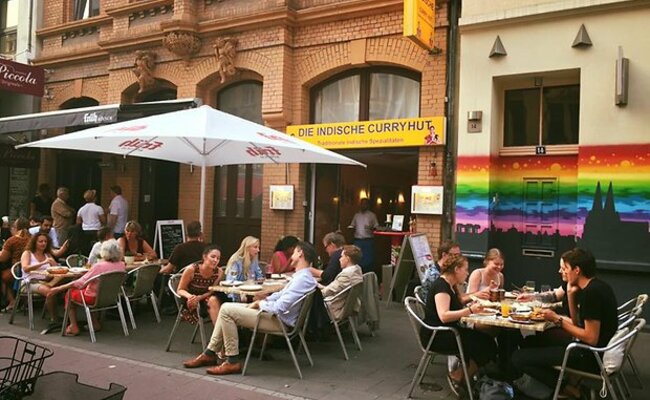 thành phố cologne - quán indischer curry hut