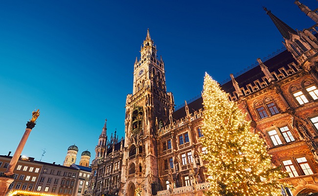 quảng trường trung tâm marienplatz