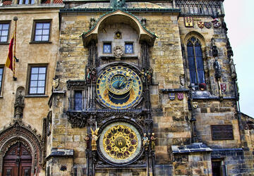 đồng hồ thiên văn học cổ prague astronomical clock