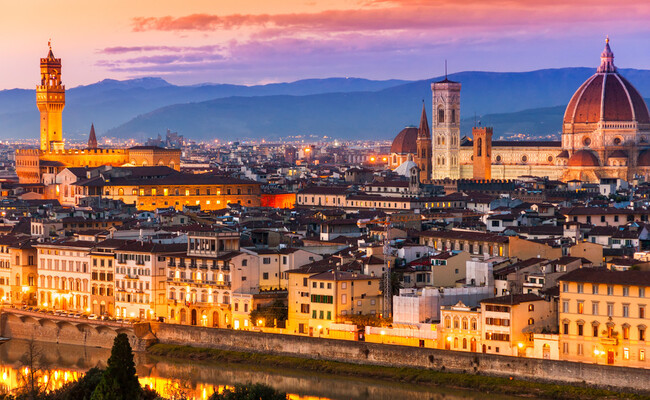 ngắm Florence từ quảng trường piazzale michelangelo 