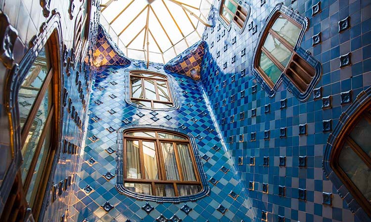 Giếng trời trong Casa Batllo