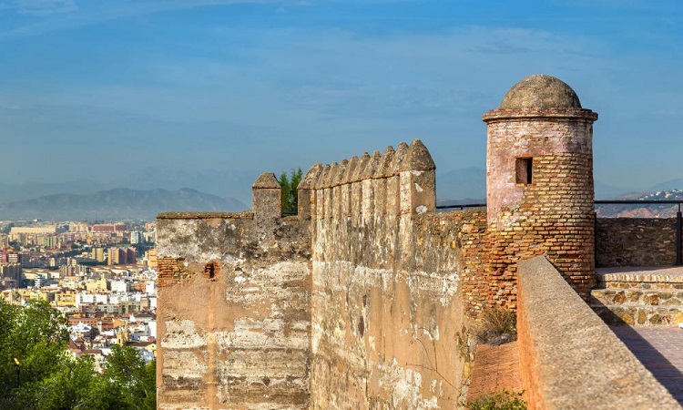 View từ Lâu đài Gibralfaro