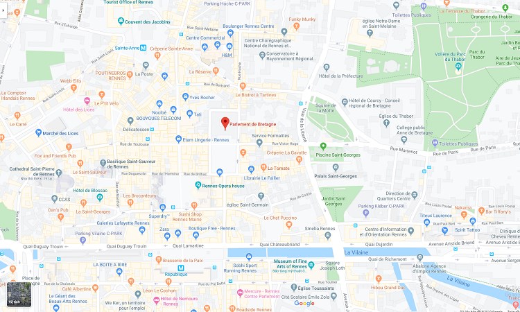 Vị trí Tòa nhà quốc hội trên Google Maps