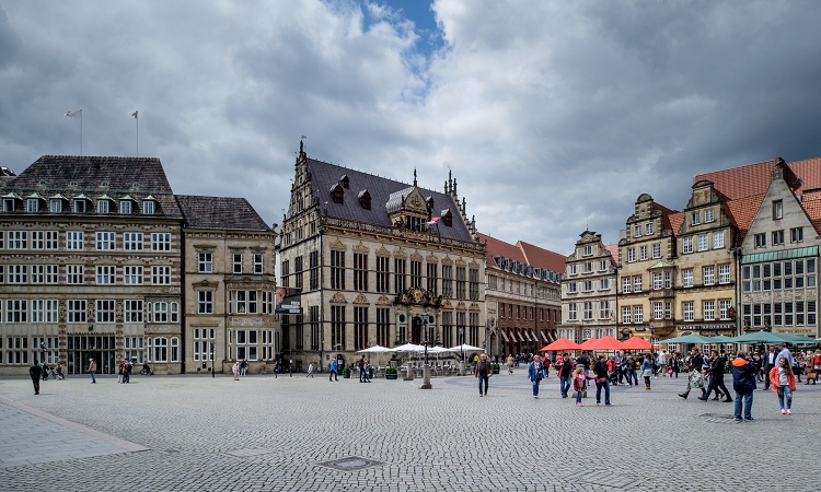 Quảng trường Marktplatz đã trải qua nhiều lần cải tạo để tạo nên vẻ đẹp ấn tượng như hiện nay